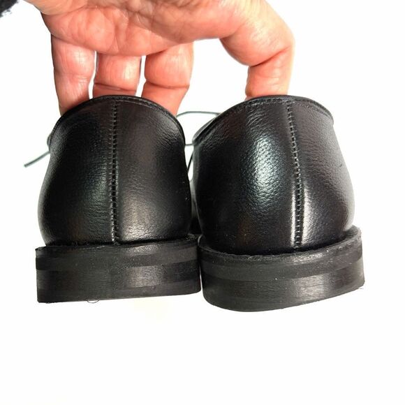 Allen Edmonds Nomad Derby Shoes Black Pebbled Leather Lace Up Plain Toe size 10B main image 11